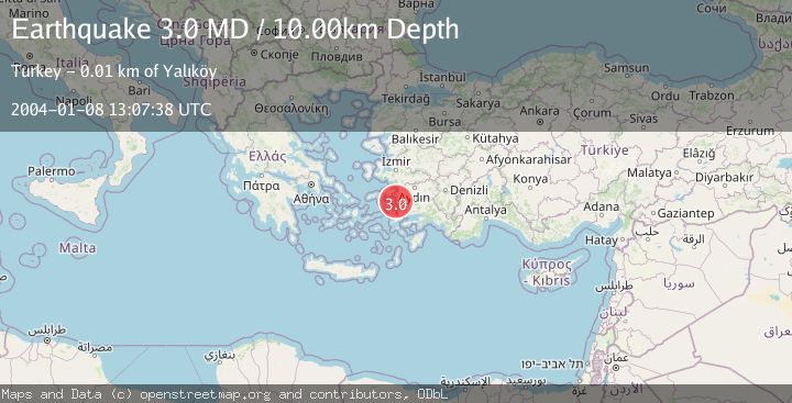 Map of WESTERN TURKEY