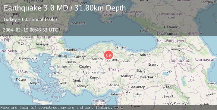 Map of CENTRAL TURKEY