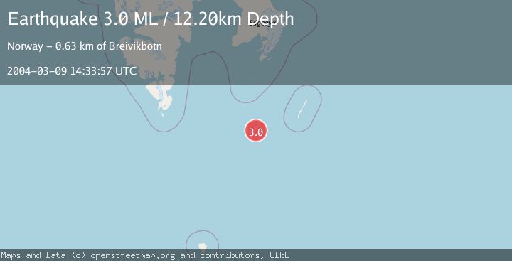 Map of SVALBARD REGION