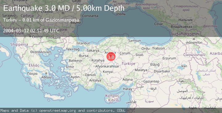 Map of CENTRAL TURKEY