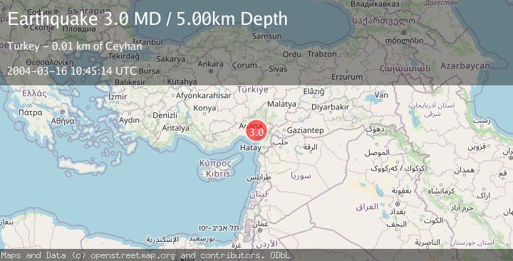 Map of CENTRAL TURKEY
