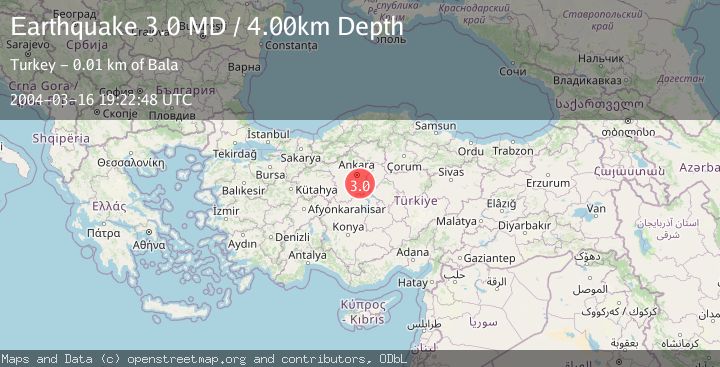 Map of CENTRAL TURKEY