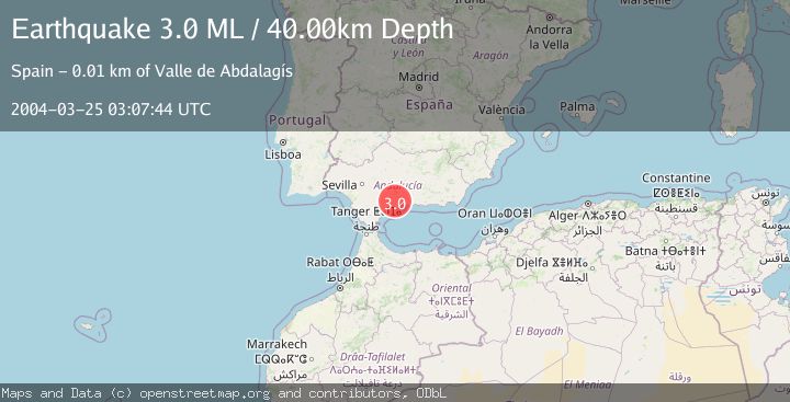 Map of STRAIT OF GIBRALTAR