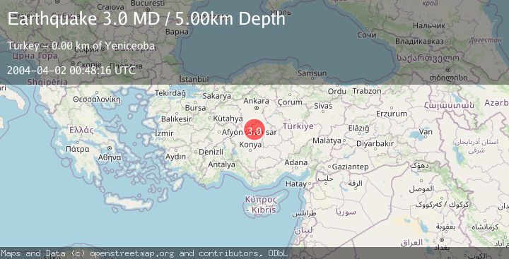 Map of CENTRAL TURKEY