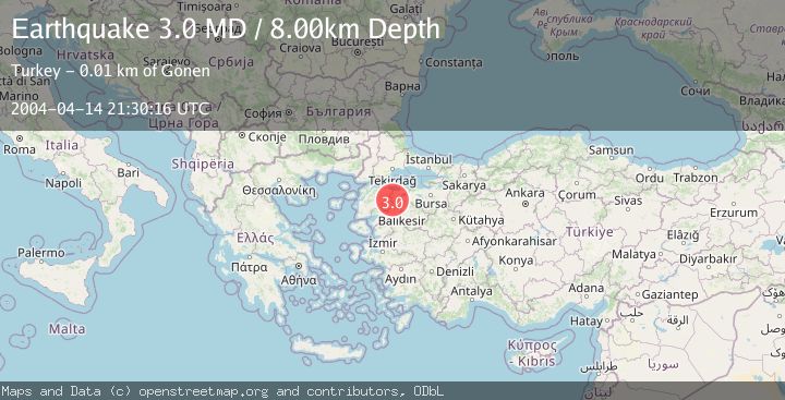 Map of WESTERN TURKEY
