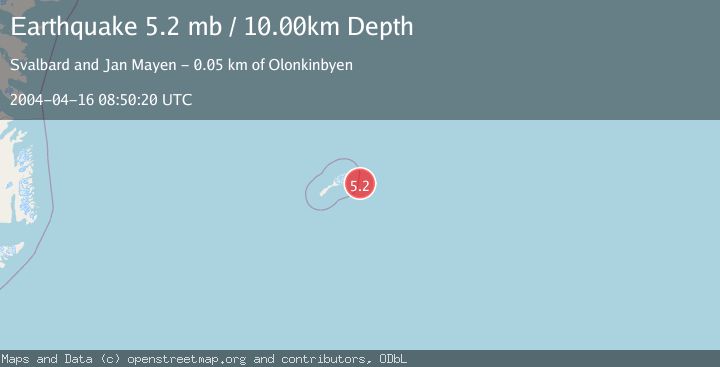 Map of JAN MAYEN ISLAND REGION