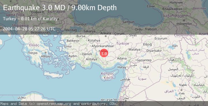 Map of CENTRAL TURKEY