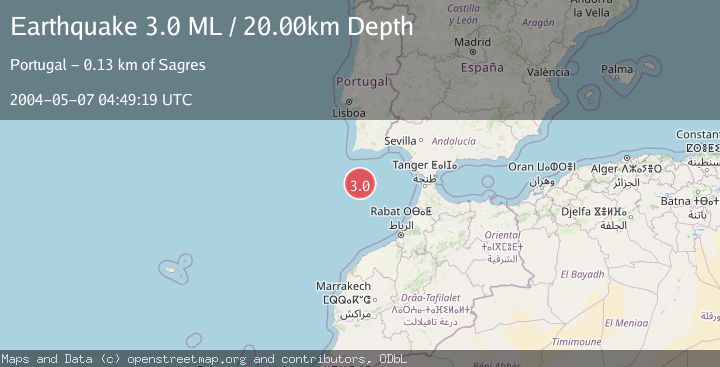Map of WEST OF GIBRALTAR