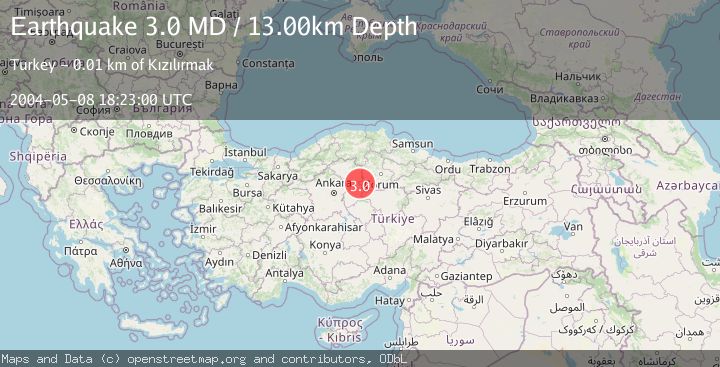 Map of CENTRAL TURKEY