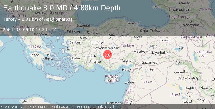 Map of CENTRAL TURKEY