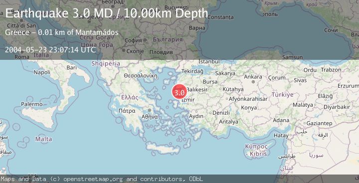 Map of NEAR THE COAST OF WESTERN TURKEY