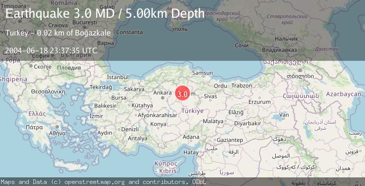 Map of CENTRAL TURKEY