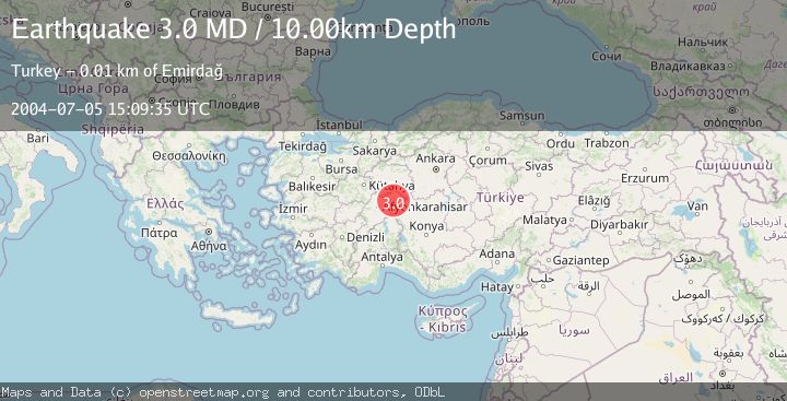 Map of WESTERN TURKEY