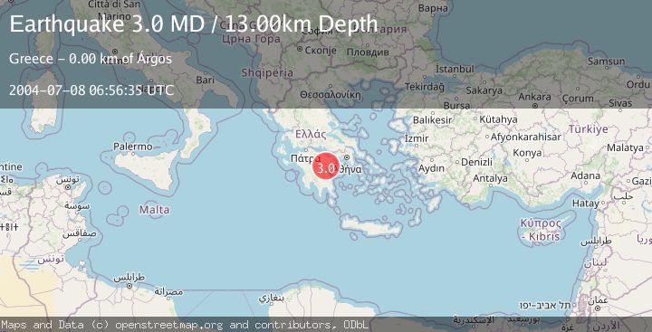 Map of SOUTHERN GREECE