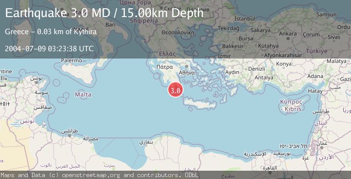 Map of SOUTHERN GREECE