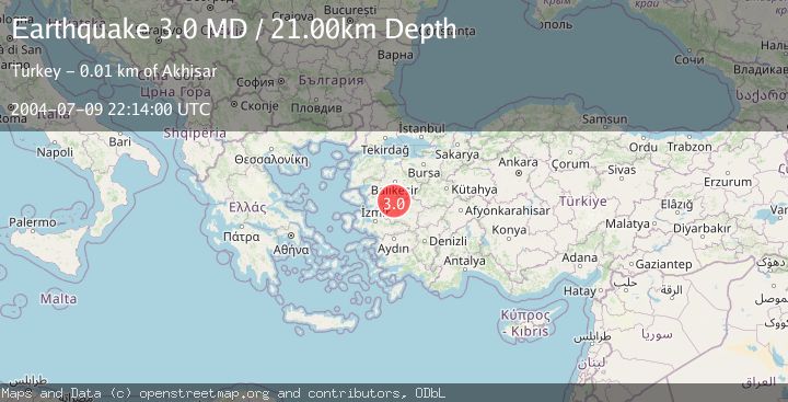 Map of WESTERN TURKEY