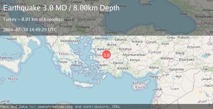 Map of WESTERN TURKEY