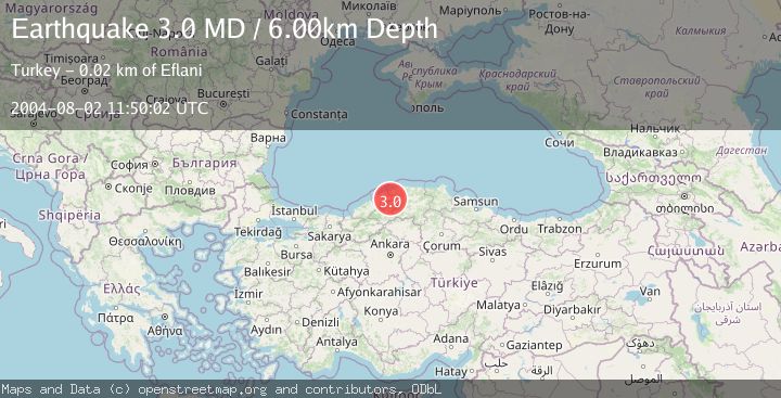 Map of CENTRAL TURKEY