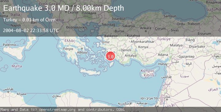 Map of WESTERN TURKEY