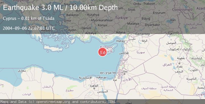 Map of CYPRUS REGION