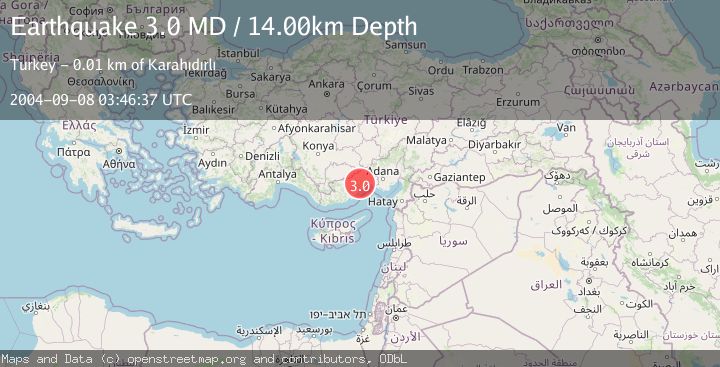 Map of CENTRAL TURKEY