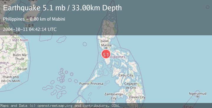 Map of MINDORO, PHILIPPINES