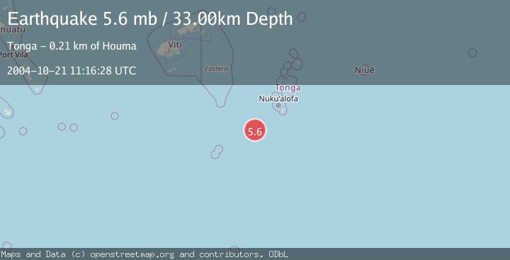Map of SOUTH OF FIJI ISLANDS