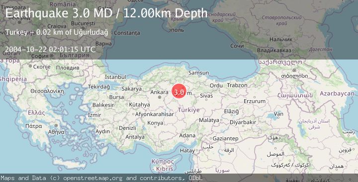 Map of CENTRAL TURKEY