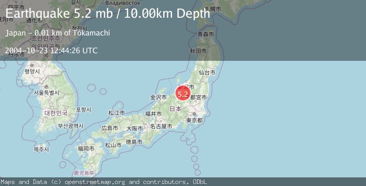 Map of NEAR WEST COAST OF HONSHU, JAPAN