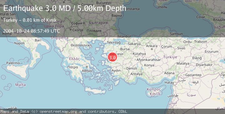 Map of WESTERN TURKEY