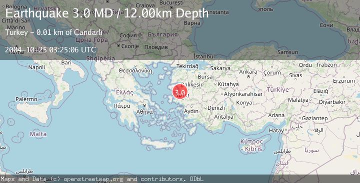 Map of NEAR THE COAST OF WESTERN TURKEY