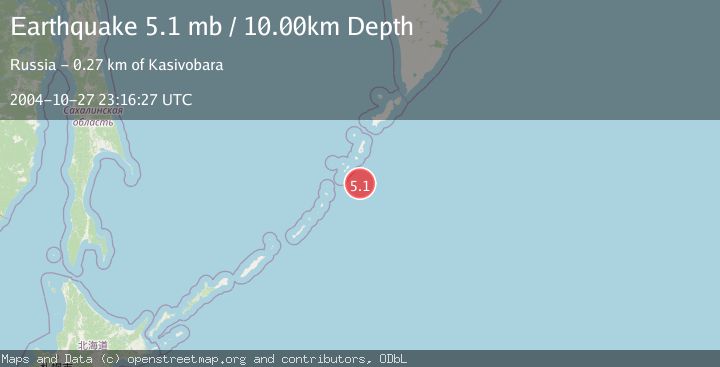 Map of KURIL ISLANDS