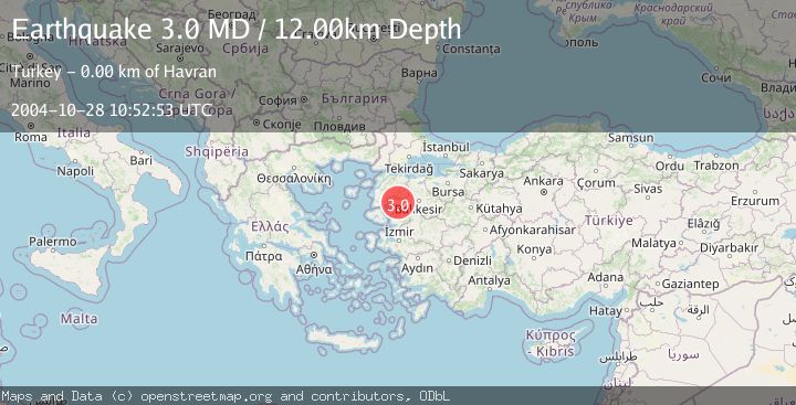Map of WESTERN TURKEY