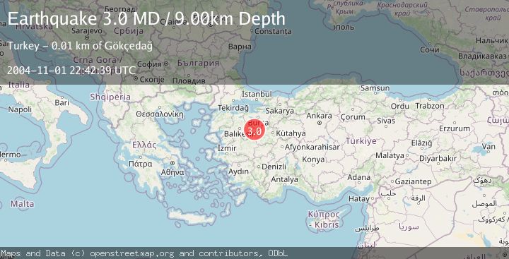 Map of WESTERN TURKEY
