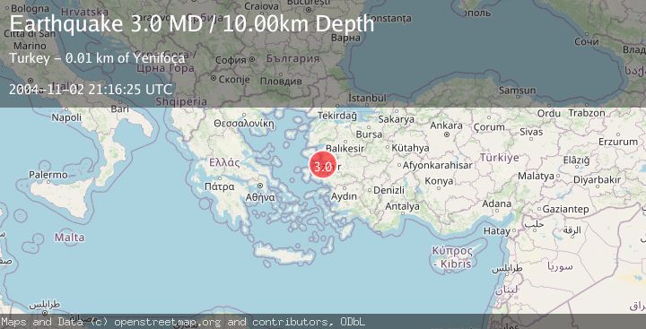 Map of NEAR THE COAST OF WESTERN TURKEY