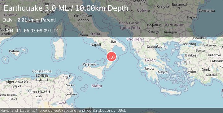 Map of SOUTHERN ITALY