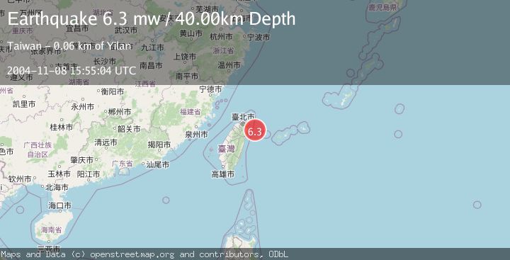 Map of TAIWAN REGION