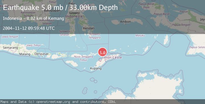 Map of KEPULAUAN ALOR, INDONESIA
