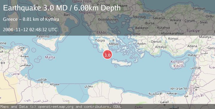 Map of SOUTHERN GREECE