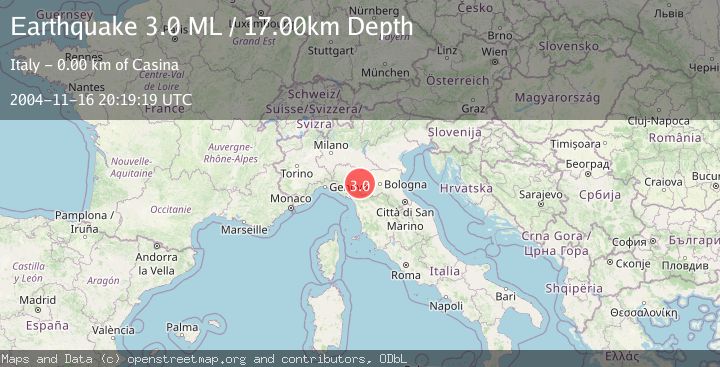 Map of NORTHERN ITALY