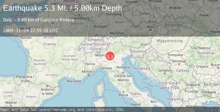 Map of NORTHERN ITALY
