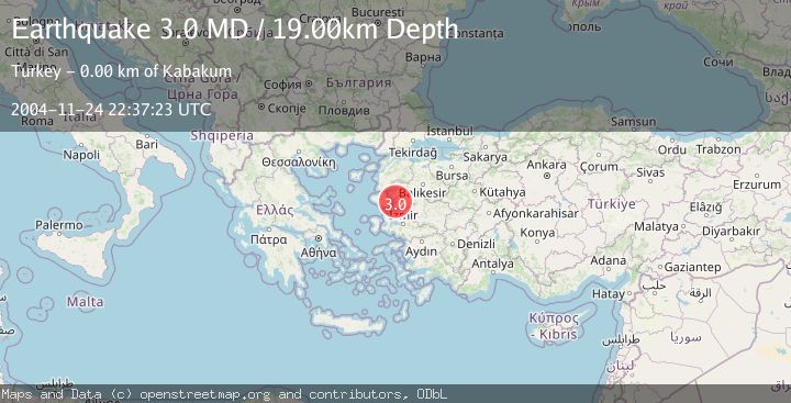Map of NEAR THE COAST OF WESTERN TURKEY
