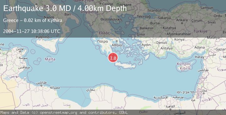 Map of SOUTHERN GREECE
