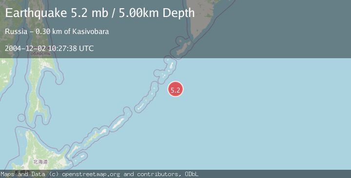 Map of KURIL ISLANDS