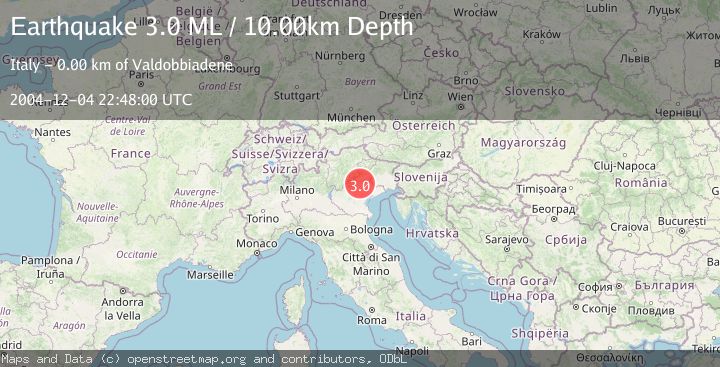 Map of NORTHERN ITALY