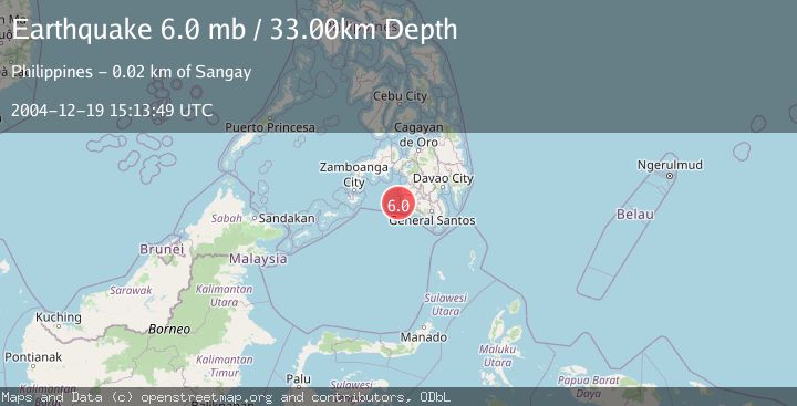 Map of MORO GULF, MINDANAO, PHILIPPINES