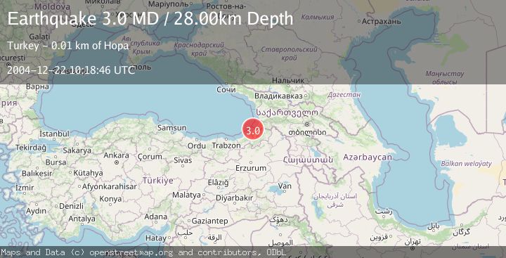 Map of EASTERN TURKEY