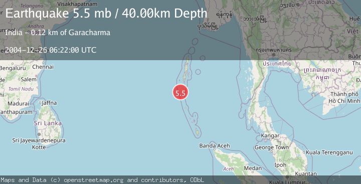 Map of ANDAMAN ISLANDS, INDIA REGION