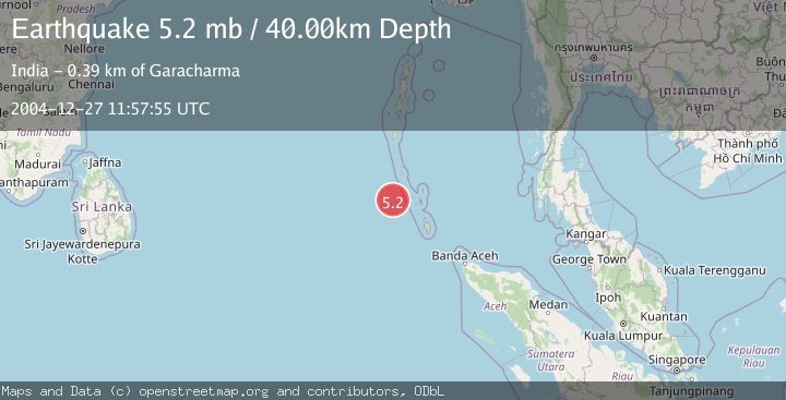Map of NICOBAR ISLANDS, INDIA REGION