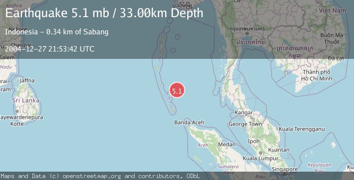 Map of NICOBAR ISLANDS, INDIA REGION